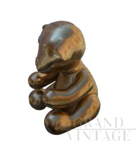 Orsetto mascotte Gucci in vetroresina, linea bimbo