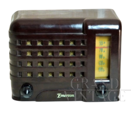 Radio Emerson 540 - Emersonette marrone anni '40                            