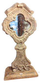 Specchio reliquiario antico del 1700