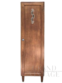 Stipetto in rovere con decoro art déco                            