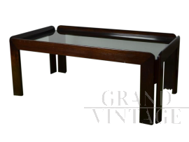 Tavolino da salotto vintage in stile Afra e Tobia Scarpa                            