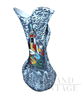 Vaso della Repubblica di San Marino effetto Lava, anni '60                            