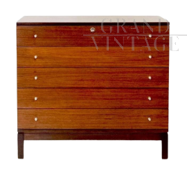 Chest of drawers by Ennio Fazzoli for MIM Roma in rosewood, 1960s