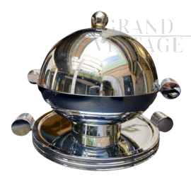 UAM stainless steel centerpiece from the 1930s