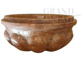 Antique style Verona red marble bowl