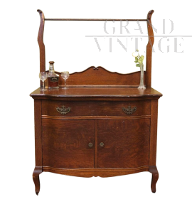 Vintage buffet sideboard with wavy shapes