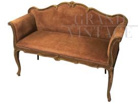 Finely carved antique sofa