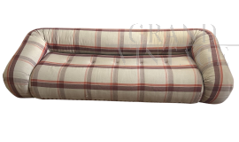 Amphibious sofa by Alessandro Becchi for Giovannetti in checked fabric