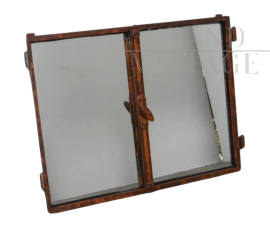 50's Industrial Style Metal Mirror Window