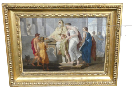 Jesus at the Presentation in the Temple - Italian Neoclassical painting from the 18th century