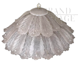 Large Sylcom single ceiling lamp in Murano glass