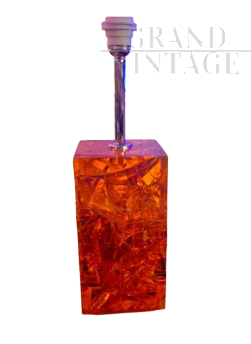 Table lamp by Marie-Claude de Fouquières in fractal resin