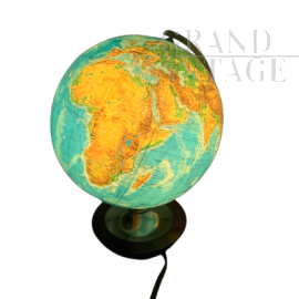 Vintage Columbus Duo Erdglobus world globe table lamp