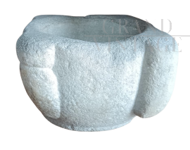 17th century rough marble mortar