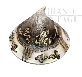 Majolica jewelry box by Romolus Renzo Verzolini