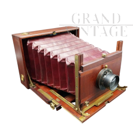 Rare antique 13x18 bellows camera, L. Gaumont et Cie, 1905