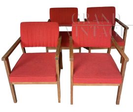 Set of 4 design armchairs by Canadian Atlas Furniture