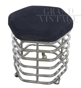 Mid-century  stool with wheels, 1960