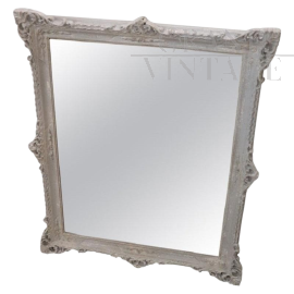 Vintage wall mirror in lacquered wood             