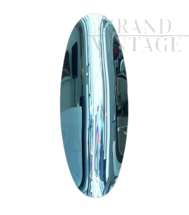 Concave blue design mirror