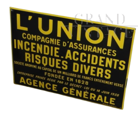 L'Union Compagnie d'Assurances plate, France 1930