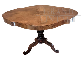 Antique biscuit table from the 19th century, Louis Philippe era