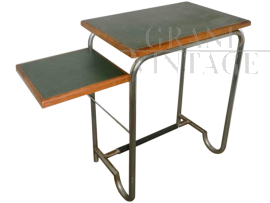 Old school desk from the 1950s with double top