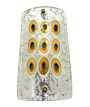 Applique in vetro di Murano lampada da parete attribuita a Mazzega