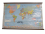 Vintage map of the world - 1980