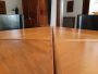 Tavolo quadrato allungabile design di Silvio Coppola per Bernini