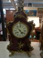 Boulle table pendulum clock from the 1800s