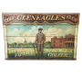 Vintage Gleneagles golf club sign hand painted on wood            