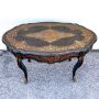 Antique desk table in Boulle style from the Napoleon III era - 19th century                            