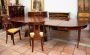 Antique French extendable table in solid mahogany, 19th century                            
