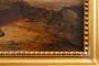 Antique painting with pastoral scene, oil on canvas, France, early XIX century