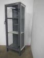 Vintage industrial display cabinet for chemical laboratory
                            