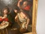 Adoration of the Shepherds - antique painting of the 17th century of Lombard school