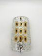Vintage Murano glass wall light with Murrine attributed to Itre, 1970s
