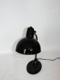 Lampada Kandem vintage nera da scrivania o da comodino, anni '20