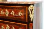 Settimino antico Napoleone III Francese in legni pregiati con bronzi