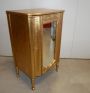 Vintage gilt cabinet with mirror, 1920s - 1930s