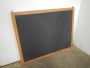 Vintage school wall mounted blackboard                    
                            