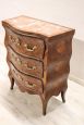 Small antique Louis XV style chest of drawers from the early 1900s