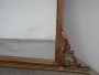 Antique style carved and gilded dresser mirror