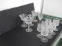 Set of 12 vintage glasses in decorated crystal                        
                            