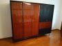 Wardrobe by Vittorio Dassi from the 1950s in rosewood, Italian mid-century