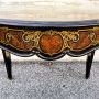 Antique desk table in Boulle style from the Napoleon III era - 19th century