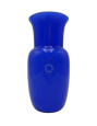 Carlo Nason vase in blue layered opaline Murano glass