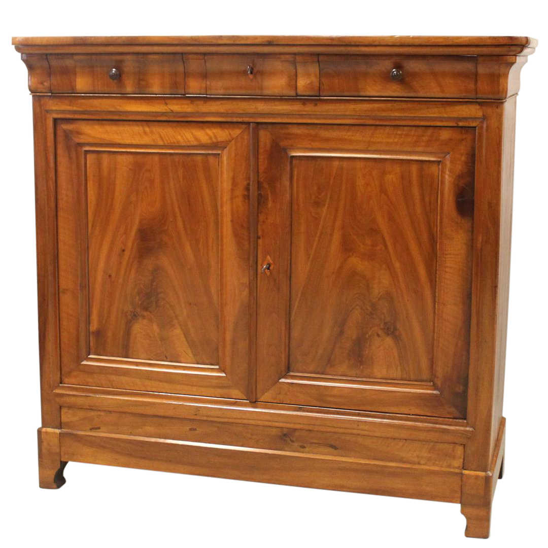 Credenza antica in noce dell'800 epoca Luigi Filippo
