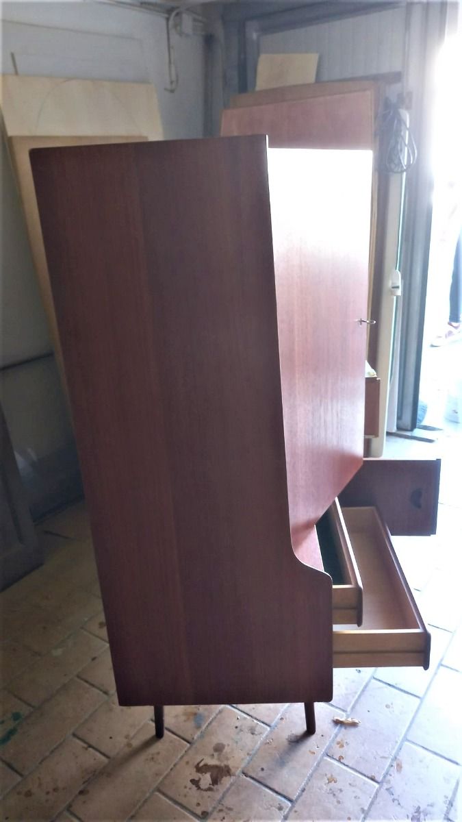 Credenza vintage highboard danese anni '60